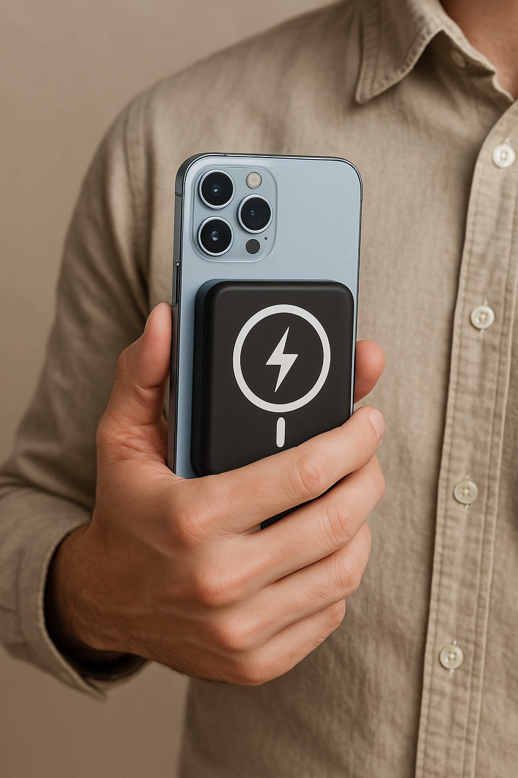 Super fast magnetic powerbank 5000 mAh - 30000 mAh