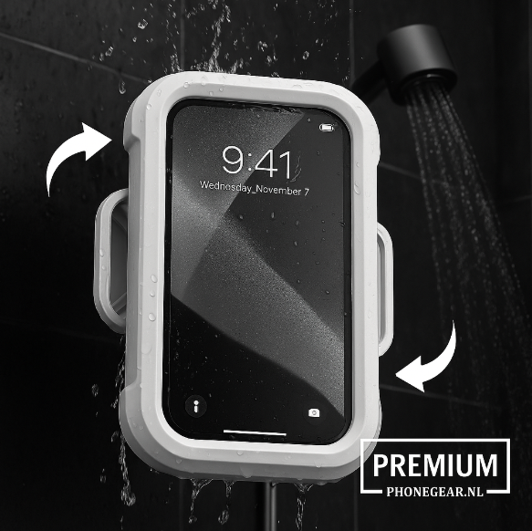 Waterdichte Douche Telefoonhouder – 360° Draaibaar & Touchscreen Proof