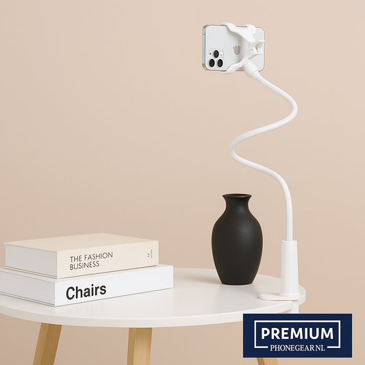 FlexiGrip Smartphone Klem – Handsfree Gemak aan Tafel of Bureau