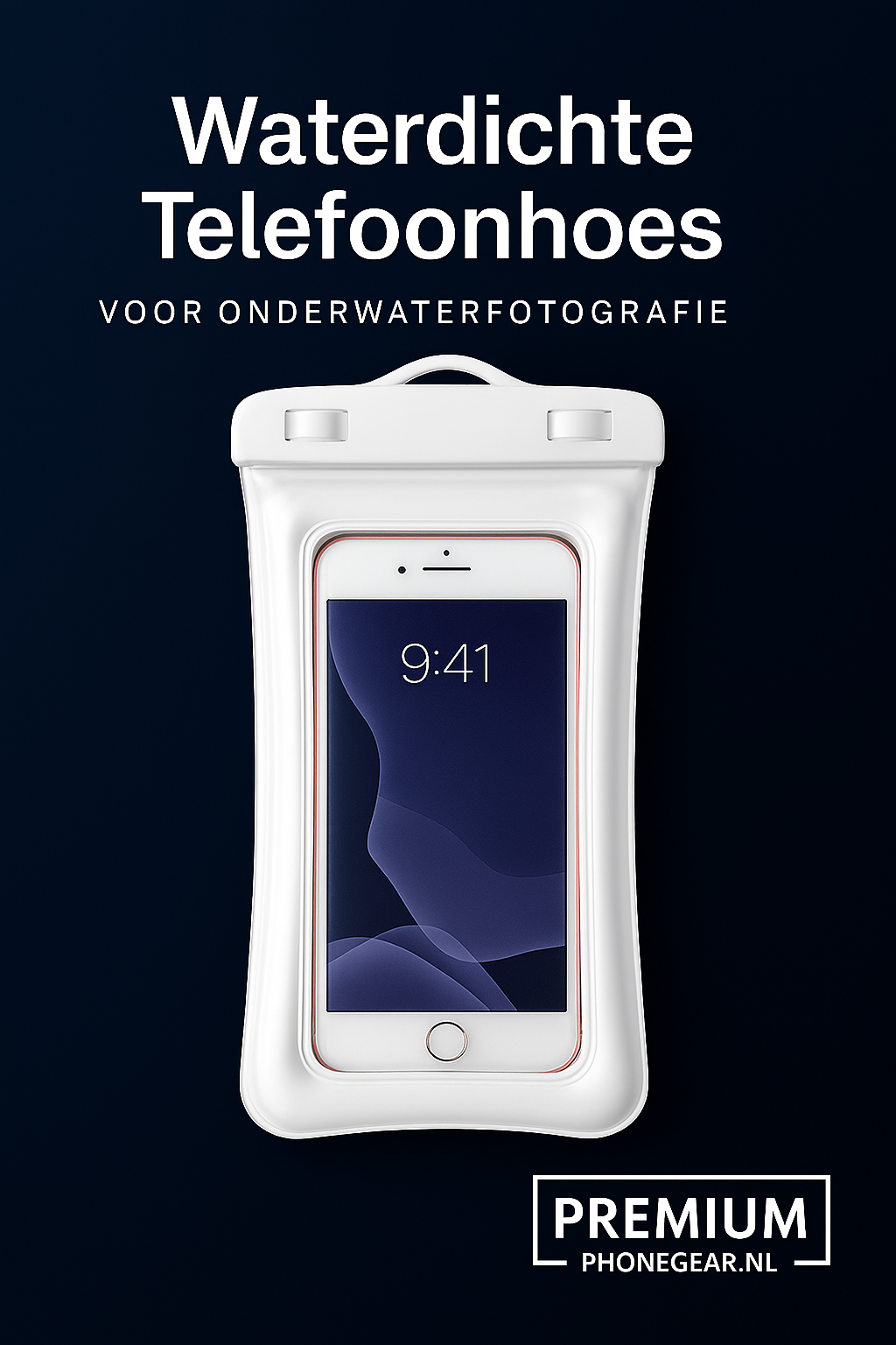 Waterdichte Drijvende Telefoonhoes – Airbag Bescherming voor Onderwaterfotografie