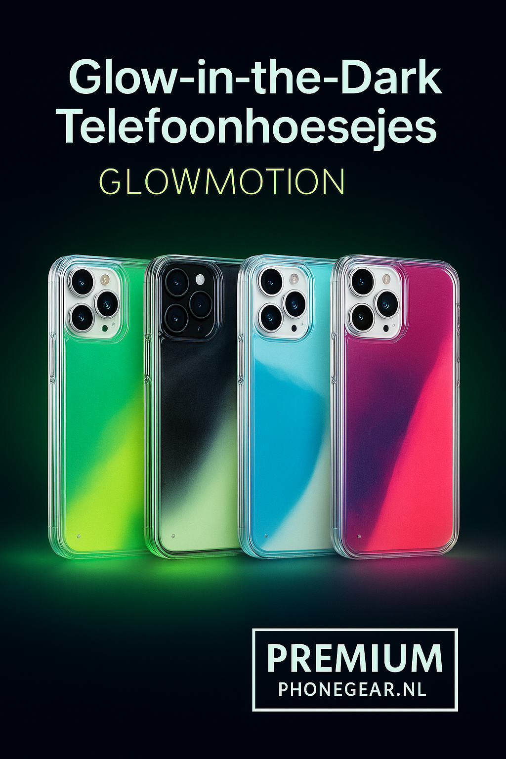 GlowMotion™ Zand Telefoonhoesje – Lichtgevende Summer Case voor iPhone