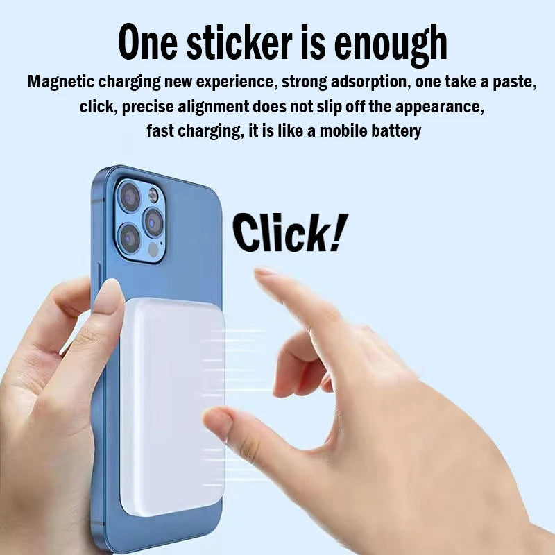 Super fast magnetic powerbank 5000 mAh - 30000 mAh