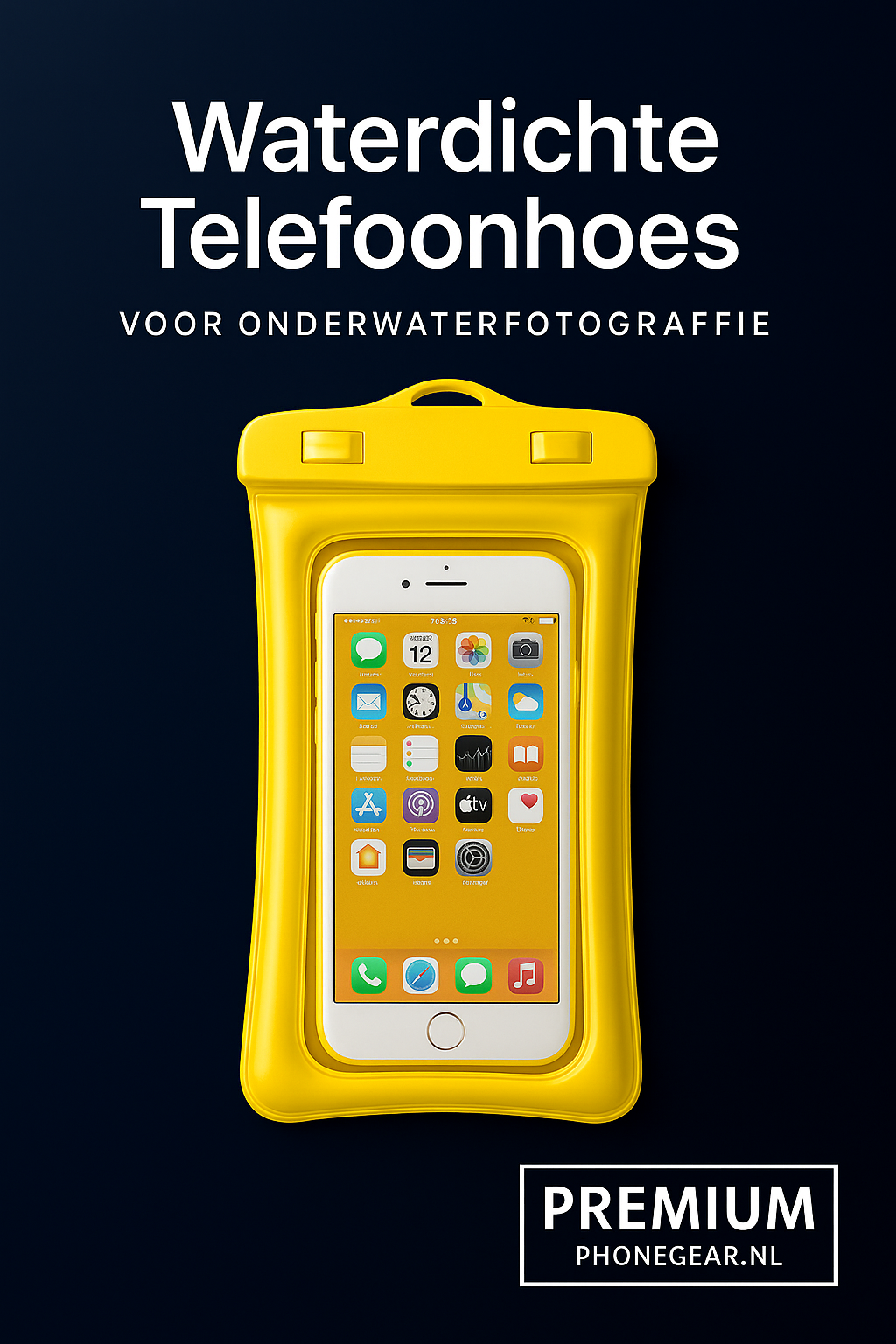 Waterdichte Drijvende Telefoonhoes – Airbag Bescherming voor Onderwaterfotografie